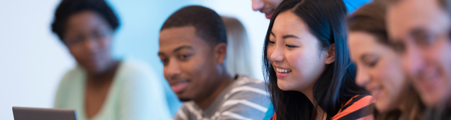 students smiling