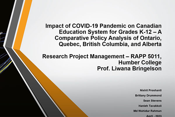 Implementation of Online Learning Models in the Canadian Public Education Sector for Grades K-12 during Covid-19 Pandemic: A Comparative Analysis of Ontario, Quebec, British Columbia, and Alberta - Executive Summary Video