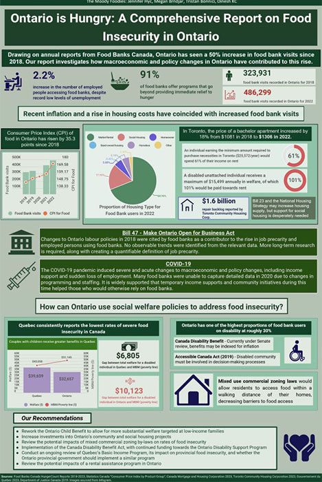 Poster showing a summary of the project research findings