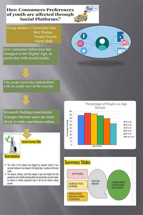 Poster showing a summary of the project research findings