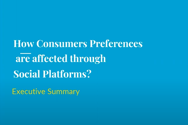 How Consumers Preferences of Youth are Affected through Social Platforms? - Executive Summary Video