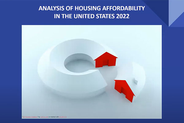 Analysis of Housing Affordability in the United States 2022 Video
