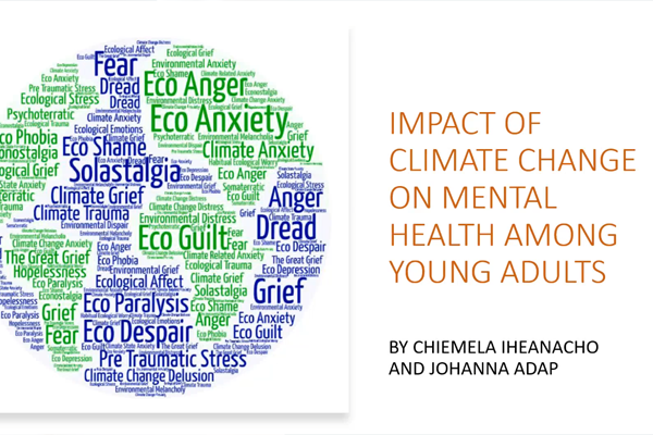 Climate Change and Mental Health: Its Impact among Young Adults