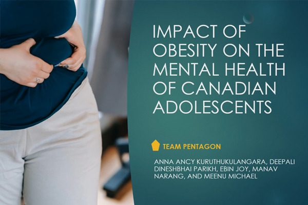 Impact of OBESITY on the MENTAL HEALTH of Canadian Adolescents