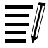 pencil and paper icon
